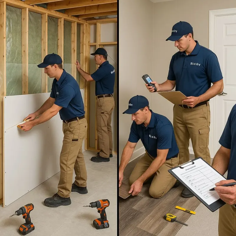 Repairs and Reconstruction process in DeKalb County, TN